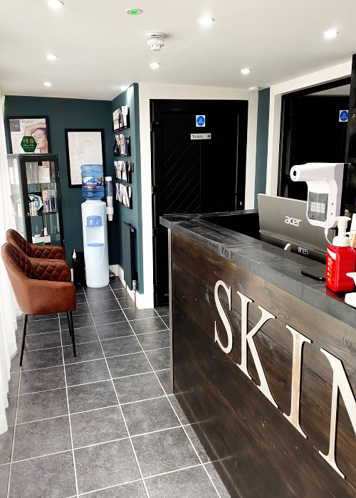 Skin waiting area for treatments 